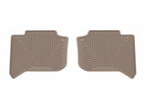 WeatherTech 25-26 Toyota 4Runner 2nd Row Rear All-Weather Floor Mats - Tan