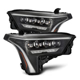 AlphaRex 880872 FITS: 22-23 Toyota Tundra NOVA-Series Headlights Black w/Amber DRL Req 810029 OR 810030 Headlights