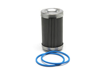 Load image into Gallery viewer, Fuelab 71802 FITS: 40 Micron Stainless Replacement Element 3in w/2 O-Rings &amp; Instructions Fuel Filters