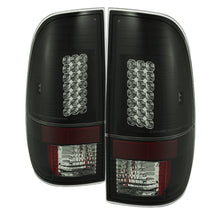 Load image into Gallery viewer, SPYDER 5078179 FITS: Ford F150 side 97-03/F250 Super Duty 99-07 LED Tail Lights Blk Smke ALT-YD-FF15097-LED-BSM Tail Lights
