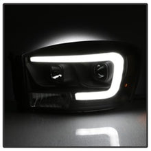 Load image into Gallery viewer, SPYDER 5085306 FITS: Dodge Ram 1500 06-08 V2 Projector Headlights Light Bar DRL Black (PRO-YD-DR06V2-LB-BK) Headlights
