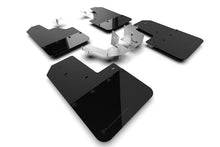 Load image into Gallery viewer, Rally Armor MF85-NO-PL-MBK FITS: 21-25 Ford Bronco (Plstc Bmpr NO Rptr/Sprt NO RR/RB) Blk Mud Flap w/Met. Blk Logo Mud Flaps