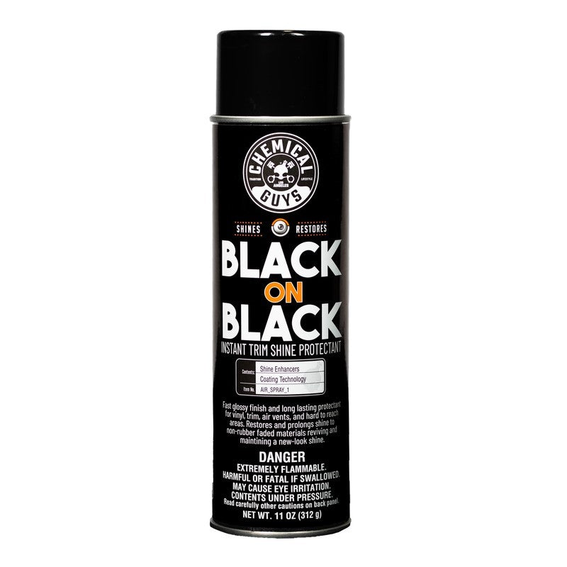 Chemical Guys AIR_SPRAY_1 FITS: Black on Black Instant Trim Shine Spray Dressing 11oz Surface Cleaners
