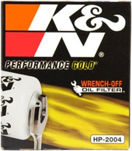 Load image into Gallery viewer, K&amp;N Engineering HP-2004 FITS:K&amp;N 87-92 Supra Non-Turbo / 99-04 Grand Cherokee 4.0 Performance Gold Oil Filter Oil Filters