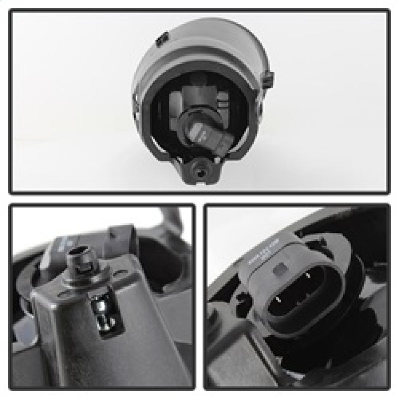 SPYDER 5020826 FITS: Toyota Tundra 07-13 All Double Cab/CrewMax OEM Fog Lightsw/swch Smke FL-CL-TTU07-SM Fog Lights
