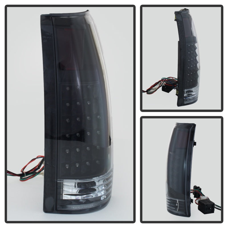 SPYDER 9022449 FITS:xTune Yukon Denali 99-00 LED Tail Lights Black ALT-JH-CCK88-LED-BK Tail Lights