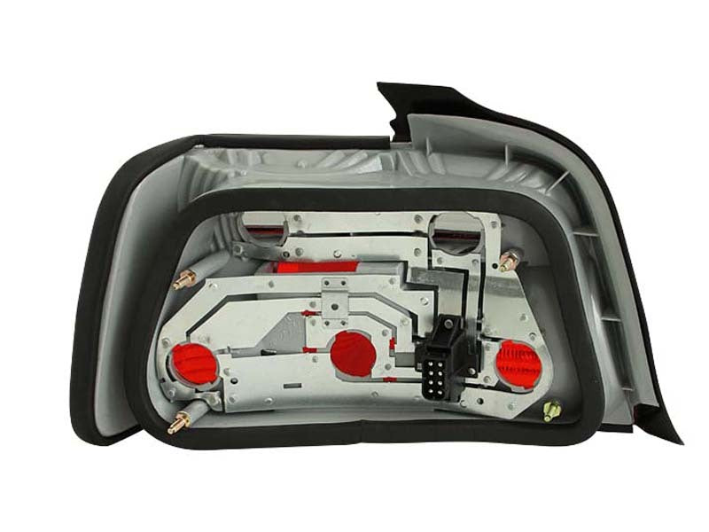 ANZO 221200 FITS: 1992-1998 BMW 3 Series E36 Sedan Taillights Red/Smoke Tail Lights