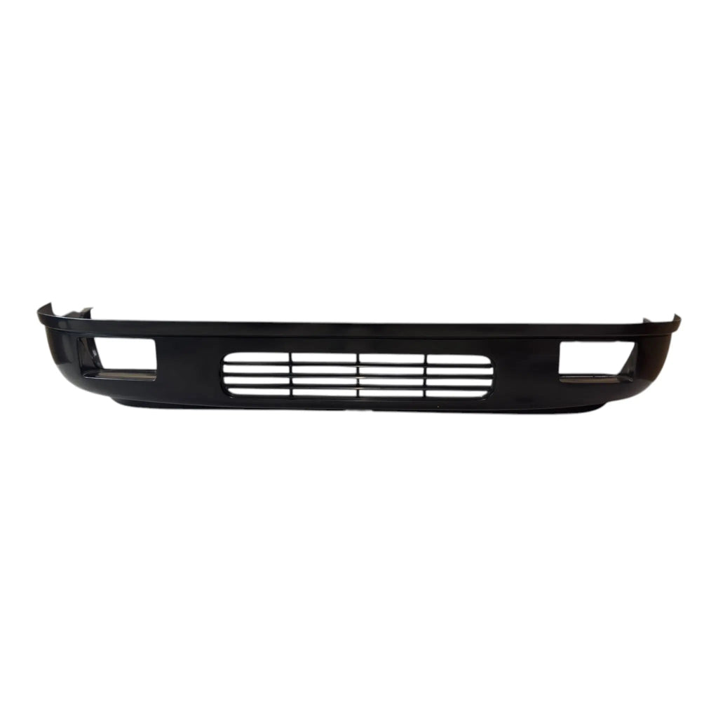 Yellow Porsche 911 RUF-style front spoiler by BetterBodies Motorsport, polyurethane narrow body design for 1974–1989 models.