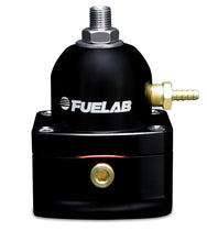 Load image into Gallery viewer, Fuelab 51505-1-L-E FITS: 515 EFI Adjustable FPR Large Seat 25-90 PSI (2) -10AN In (1) -6AN Return Black Fuel Pressure Regulators