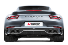 Load image into Gallery viewer, Akrapovic S-PO/TI/6H FITS: 16-17 Porsche 911 Turbo/Turbo S (991.2) Slip-On Line (Titanium) (Req. Tips/Diffuser) Muffler