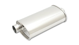 Vibrant 1133 FITS: StreetPower Oval Muffler 3.50in Inlet/Outlet (Offset-Center) Muffler