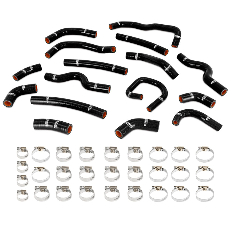 Mishimoto MMHOSE-LCR-99HHBK FITS: Hoses FITS: 98-07 Land Cruiser 4.5L I6 Silicone Radiator Hose Kit Black Hoses