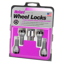 Load image into Gallery viewer, McGard 27305 FITS: Wheel Lock Bolt Set 4pk. (Cone Seat) M14X1.5 / 17mm Hex / 31.0mm Shank Length Black Wheel Bolts