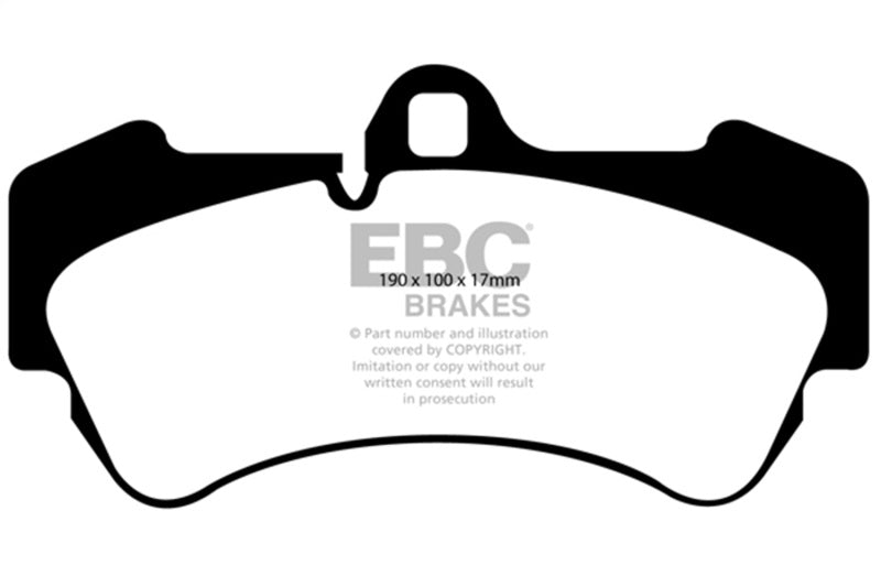 EBC DP41521R FITS: 04-07 Porsche Cayenne 3.2 Yellowstuff Front Brake Pads Brake Pads Performance