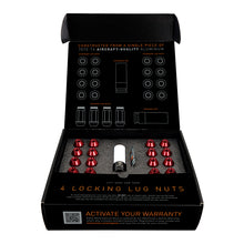 Load image into Gallery viewer, Mishimoto MMLG-15-20LBK FITS: Aluminum Locking Lug Nuts M12x1.5 20pc Set Black Lug Nuts