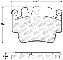Load image into Gallery viewer, Stoptech 309.09170 FITS:StopTech Performance 00-07 Porsche Boxster S / 06-07 Cayman / 99-05 911 Carrera Front Brake Pads Brake Pads Performance
