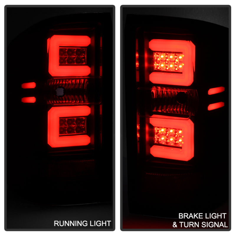 SPYDER 5079985 FITS: Chevy 1500 14-16 Light Bar LED Tail Lights Blk ALT-YD-CS14-LBLED-BK Tail Lights