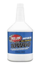 Red Line 11704 FITS: 10W60 Motor Oil Quart Motor Oils