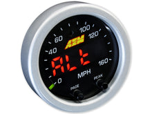 Load image into Gallery viewer, AEM 30-0313 FITS: X-Series 0-160 MPH Black Bezel w/ Black Face GPS Speedometer Gauge Gauges
