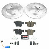PowerStop K7990 FITS:Power Stop 2018 Mercedes-Benz C43 AMG Rear Z23 Evolution Sport Brake Kit Brake Kits Performance D&S