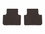 WeatherTech 17-25 Audi Q7 2nd Row Rear All-Weather Floor Mats - Cocoa