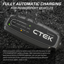 Load image into Gallery viewer, CTEK K40-339 FITS: 40-339 Battery Charger CT5 Powersport 2.3A Battery Chargers