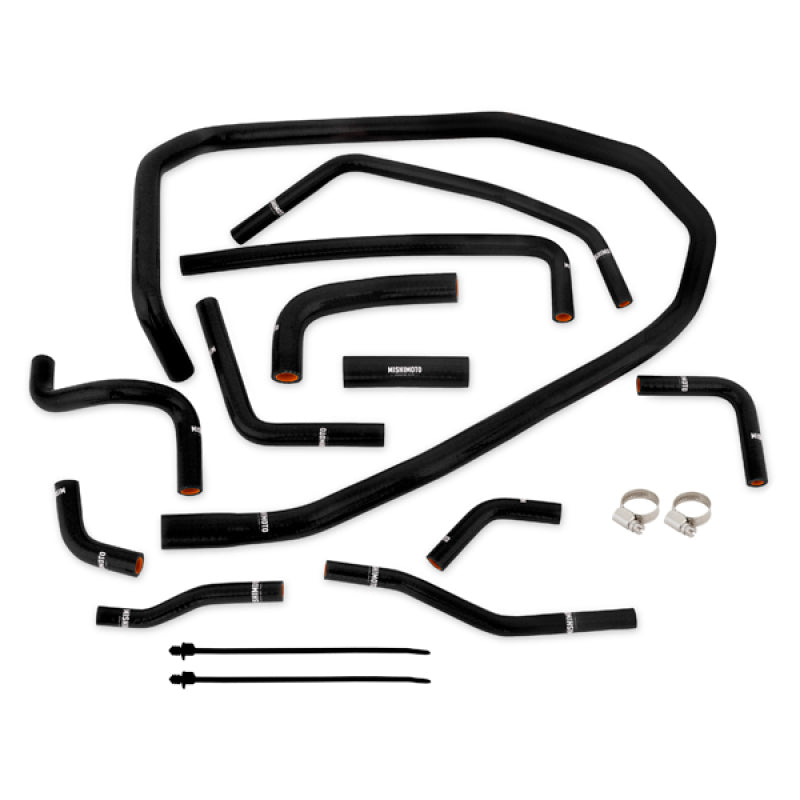 Mishimoto MMHOSE-WRX-15ANCBK FITS: Hoses FITS: 2015 Subaru WRX Black Silicone Radiator Coolant Ancillary Hoses Kit Hoses