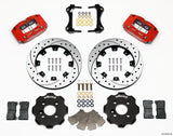 Wilwood 140-8528-DR FITS: Dynapro Radial Front Kit 12.19in Drilled Red Mini Cooper Big Brake Kits