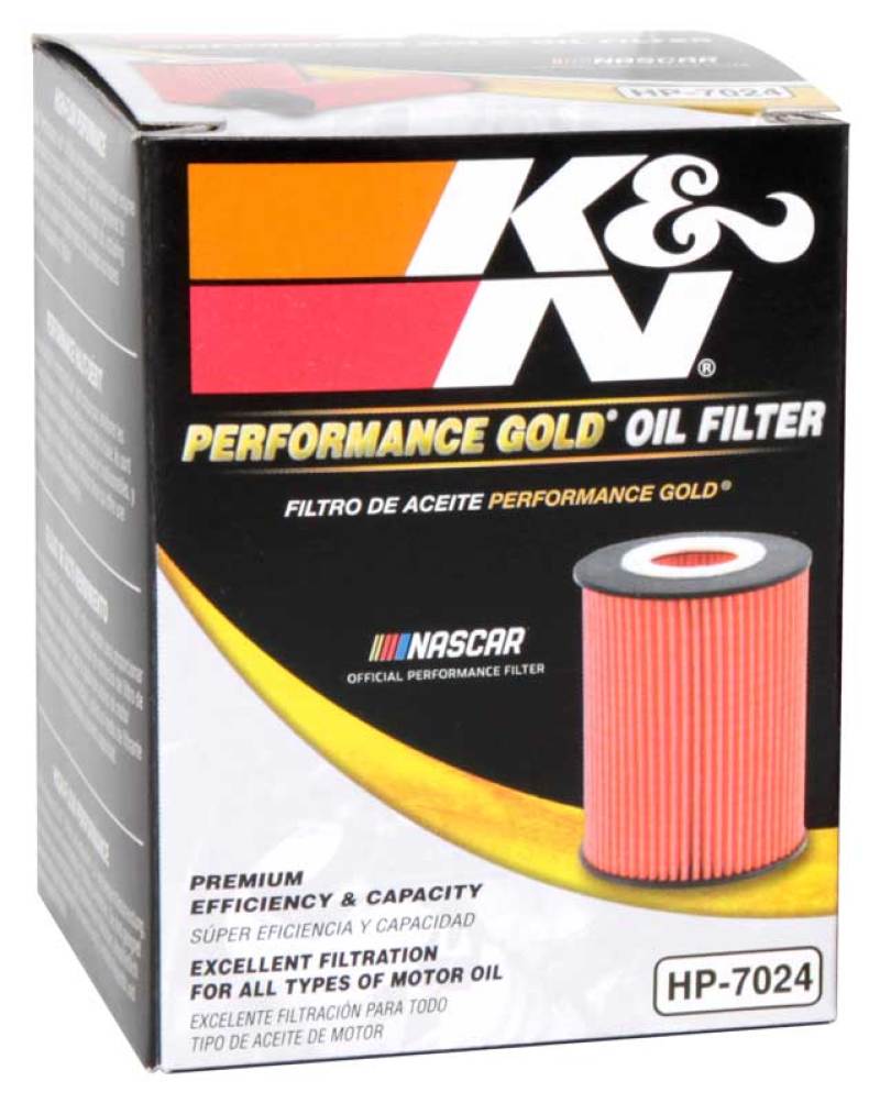 K&N Engineering HP-7024 FITS:K&N Performance Oil Filter for 07-15 Mini Cooper L4-1.6L Oil Filters