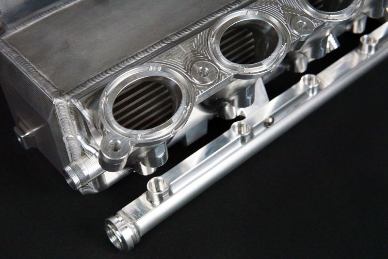 CSF 8200 FITS: Toyota A90/A91 Supra/ BMW G-Series B58 Charge-Air Cooler Manifold- Machined Billet Aluminum Intercoolers