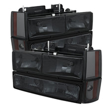 Load image into Gallery viewer, SPYDER 5073525 FITS:xTune GMC Yukon 92-93 Crystal Headlights w/ Corner &amp; Bumper Smoke HD-JH-GMCCK88-AM-SM-SET Headlights