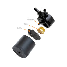 Load image into Gallery viewer, Mishimoto MMBCC-CTR-17PBEBK2 FITS: 2017+ Honda Civic Type R Baffled Oil Catch Can Kit Black Oil Catch Cans