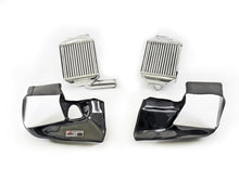 Load image into Gallery viewer, AWE Tuning 4510-11040 FITS: Audi 2.7T Performance Intercooler Kit w/Carbon Fiber Shrouds Intercoolers