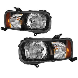 SPYDER 9042591 FITS:xTune 01-04 Ford Escape OEM Style Headlights Black (HD-JH-FESCA01-AM-BK) Headlights