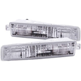 ANZO 511012 FITS: 1997-2001 Honda Prelude Euro Parking Lights Chrome Lights Corner