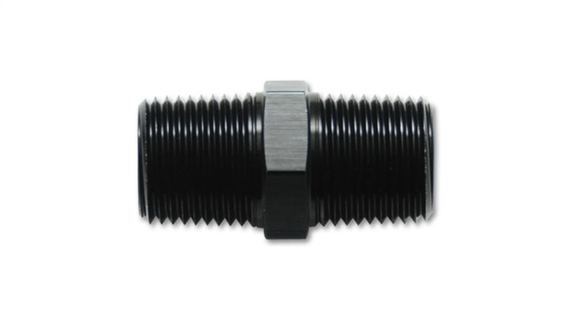 Vibrant 10370 FITS: 1/8in NPT x 1/8in NPT Straight Union Pipe Adapter Fitting Aluminum Fittings