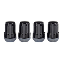 Load image into Gallery viewer, McGard 65357BK FITS: SplineDrive Lug Nut (Cone Seat) M12X1.5 / 1.24in. Length (4-Pack) Black (Req. Tool) Lug Nuts