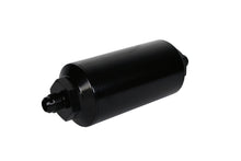 Load image into Gallery viewer, Aeromotive 12347 FITS: In-Line Filter (AN-6 Male) 10 Micron Fabric Element Bright Dip Black Finish Fuel Filters