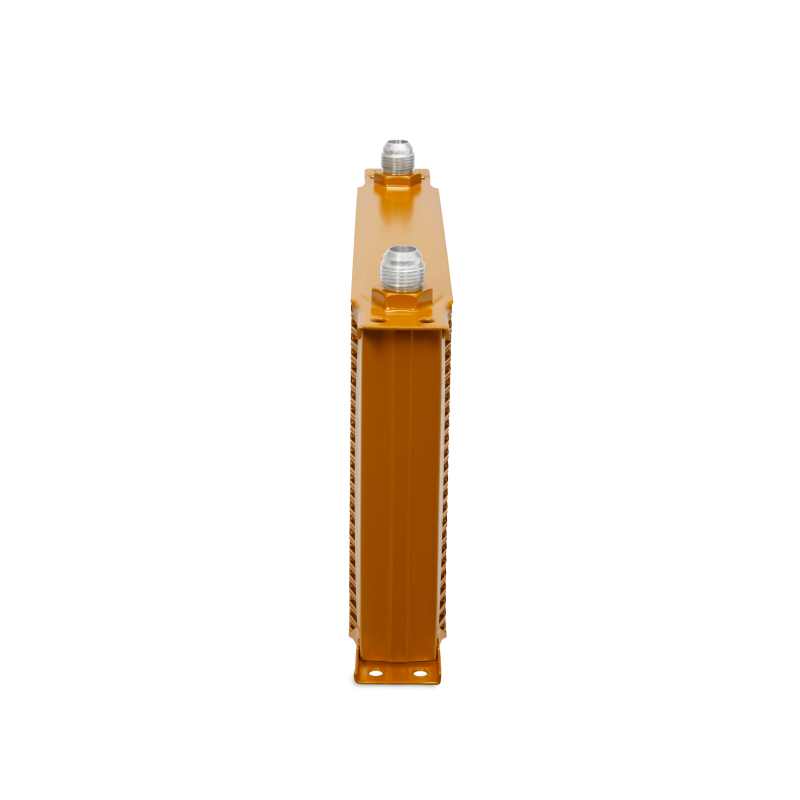 Mishimoto MMOC-25G FITS: Oil Coolers FITS: Universal 25-Row Oil Cooler Gold Oil Coolers