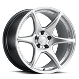 Kansei K11S-189512+22 FITS: K11S Tandem 18x9.5in / 5x114.3 BP / 22mm Offset / 73.1mm Bore Hyper Silver Wheel Wheels Forged