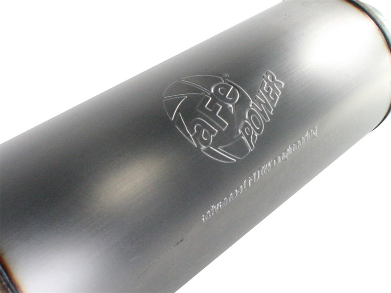 aFe 49-91012 FITS: MACHForce XP Exhausts Mufflers SS-409 EXH Muffler 5 ID In/Out 8 Dia Catback