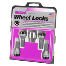 Load image into Gallery viewer, McGard 27305 FITS: Wheel Lock Bolt Set 4pk. (Cone Seat) M14X1.5 / 17mm Hex / 31.0mm Shank Length Black Wheel Bolts