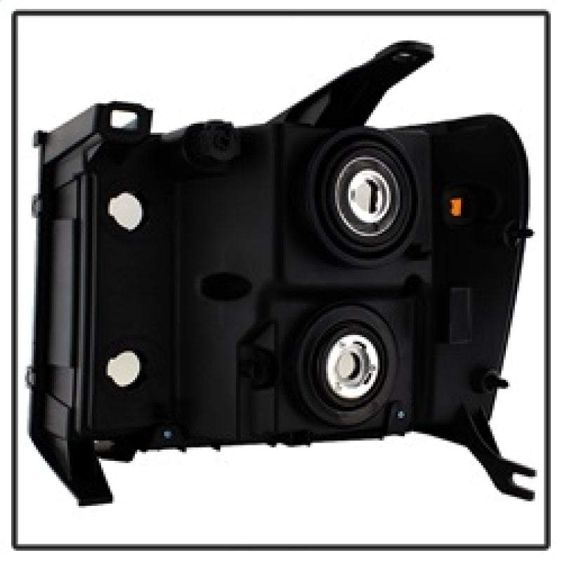 SPYDER 9034749 FITS:xTune GMC Sierra 07-13 Crystal Headlights Black HD-JH-GSIE07-AM-BK Headlights