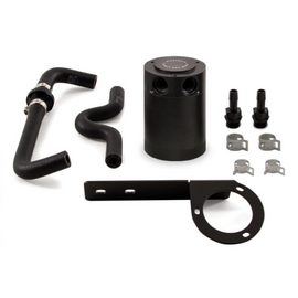 Mishimoto MMBCC-CTR-17PBEBK2 FITS: 2017+ Honda Civic Type R Baffled Oil Catch Can Kit Black Oil Catch Cans