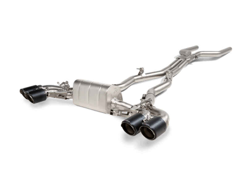 Akrapovic S-BM/T/23 FITS: 2021 BMW M8/M8 Competition (F91/F92) Evolution Line Cat Back (Titanium) w/Carbon Tips Catback