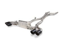 Load image into Gallery viewer, Akrapovic S-BM/T/23 FITS: 2021 BMW M8/M8 Competition (F91/F92) Evolution Line Cat Back (Titanium) w/Carbon Tips Catback