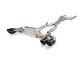 Akrapovic S-BM/T/23 FITS: 2021 BMW M8/M8 Competition (F91/F92) Evolution Line Cat Back (Titanium) w/Carbon Tips Catback