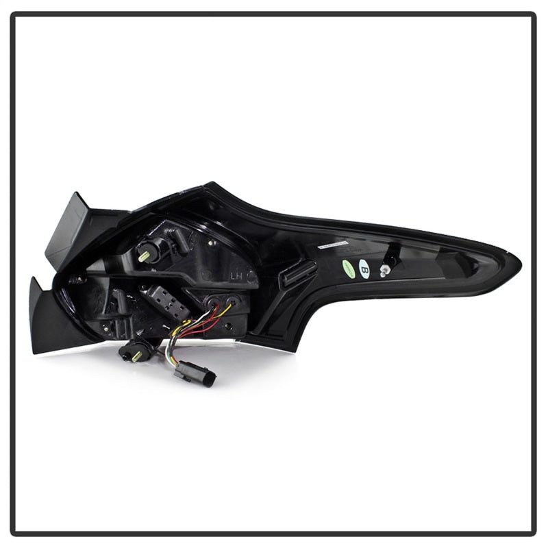 SPYDER 5085719 FITS: 15-17 Ford Focus Hatchback LED Tail Lights w/Indicator/Reverse Black (ALT-YD-FF155D-LED-BK) Tail Lights