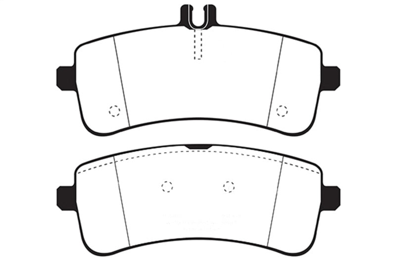 EBC DP42350R FITS: 2015+ Mercedes-Benz C63 AMG (W205) Yellowstuff Rear Brake Pads Brake Pads Performance