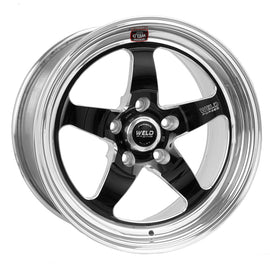 Weld 71HB8050A21A FITS: S71 18x5 / 5x4.5 BP / 2.1in. BS Black Wheel (High Pad) Non-Beadlock Wheels Forged